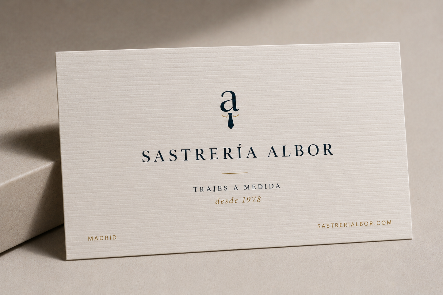 Tarjetas de visita en papel Verjurado 300 g