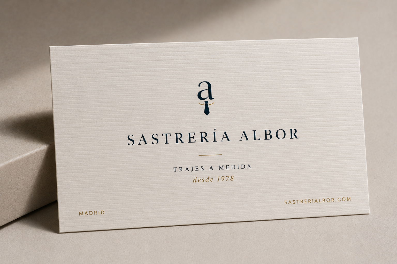 Tarjetas de visita en papel Verjurado 300 g
